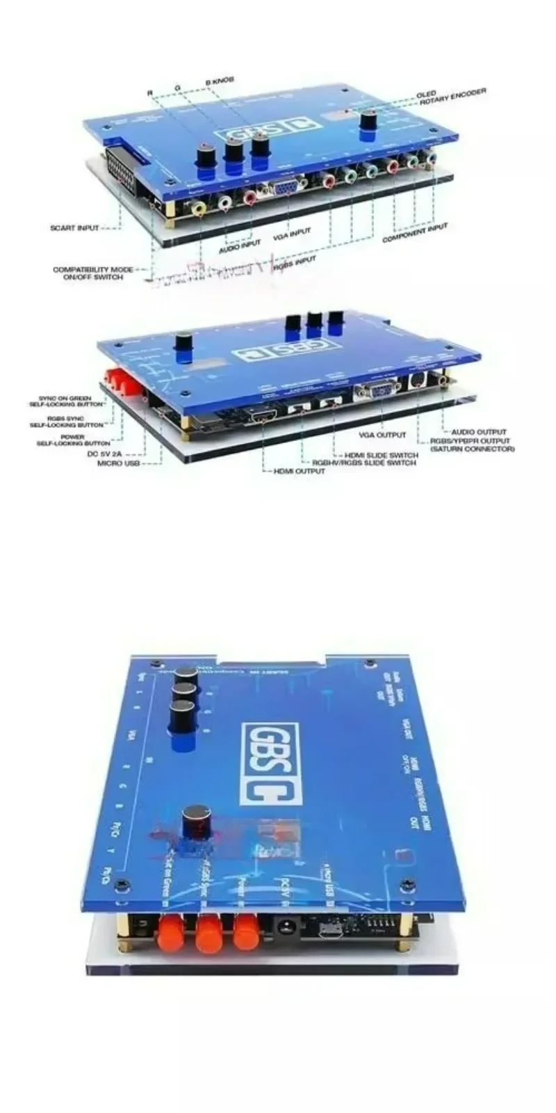 Suitable for GBS Converter Con - Scart To Hdmi 评论和价格